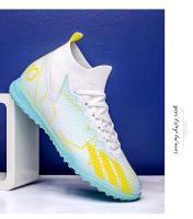 Zapatos de fútbol juvenil para césped para hombres y mujeres, zapatos deportivos TF para interiores con clavos antideslizantes de cinco lados - details 7
