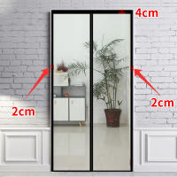 Mosquitera magnética para puerta, cortina de tamaño personalizado, cierre automático de insectos voladores, malla Invisible para cocina, sala de estar interior - details 3