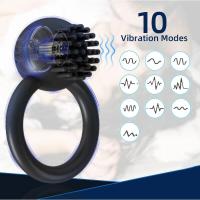 Vibrador con funda, estimulador de succión, Control remoto, anillo de erección del punto G, juguete sexual para clítoris, suministros para adultos - details 2