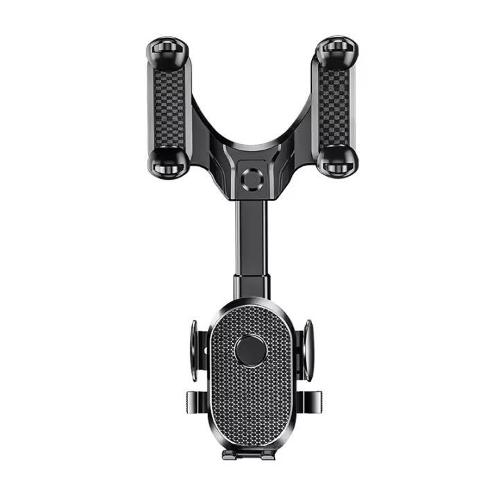 Soporte de teléfono para espejo retrovisor de coche, soporte de montaje para teléfono móvil de coche, giratorio, ajustable - 1