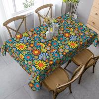 Mantel rectangular Hippie wer para fiesta, manteles impermeables para mesa de comedor, cocina, decoración del hogar - details 10
