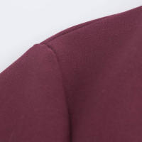 TRAFZA, moda de verano para mujer, vestido acampanado plisado ancho acanalado con contraste, vestido elegante de manga corta con cuello vuelto y botones para mujer - details 10