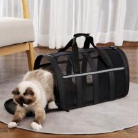 Bolso de viaje transpirable para mascotas, bolsa reflectante de tela Oxford para transporte de gatos, plegable, de hombro para perros - details 0