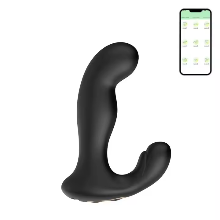 Leten Masajeador Prostatico Control Remoto Vibrador Anal con Estimulación de Dedo - 1