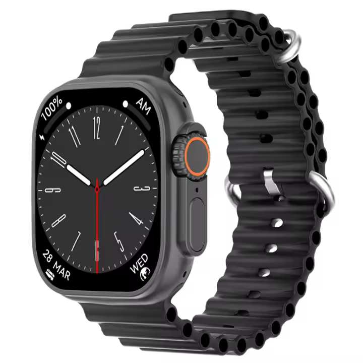 Reloj inteligente Ultra de 49 mm, pantalla grande HD de 2,1 ", control de acceso NFC, carga inalámbrica, reloj inteligente para hombres y mujeres con función de llamada, - 1