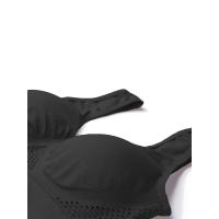Sujetador deportivo con almohadillas incorporadas, transpirable, alta elasticidad, sin aros, perfecto para yoga, fitness, correr - details 34