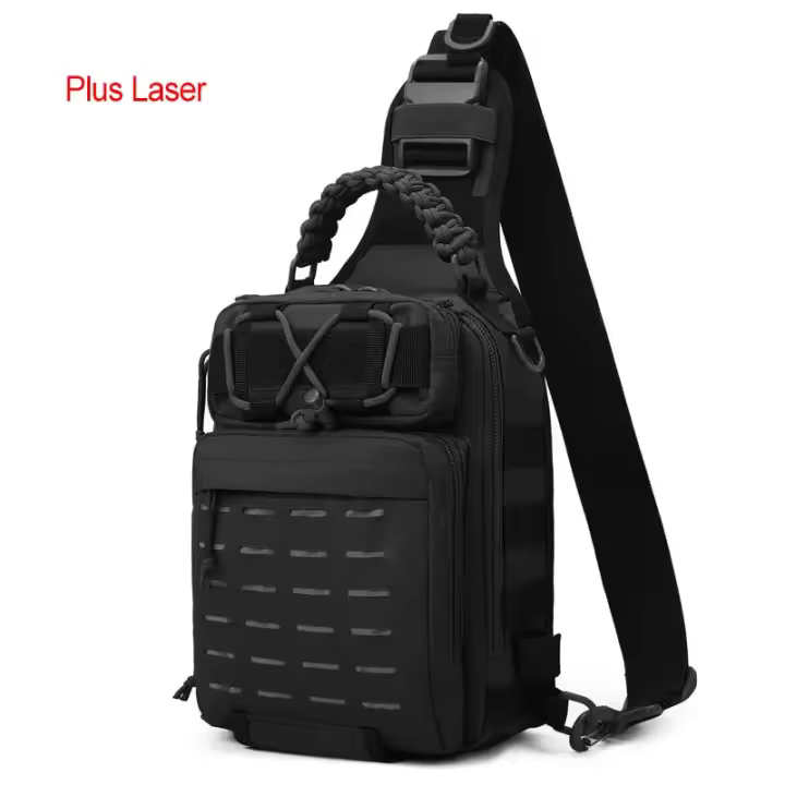 Nuevo modelo 2025, bolsa táctica para acampar, mochila, eslinga para el pecho, señuelo de pesca al aire libre, bolsos deportivos para hombres, bolsos de hombro con láser Molle, bolsas de caza y senderismo - 1