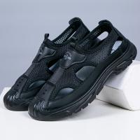 Nuevos zapatos sin cordones de malla transpirable de verano para hombre, perfectos para conducir, actividades al aire libre y la playa. - details 8