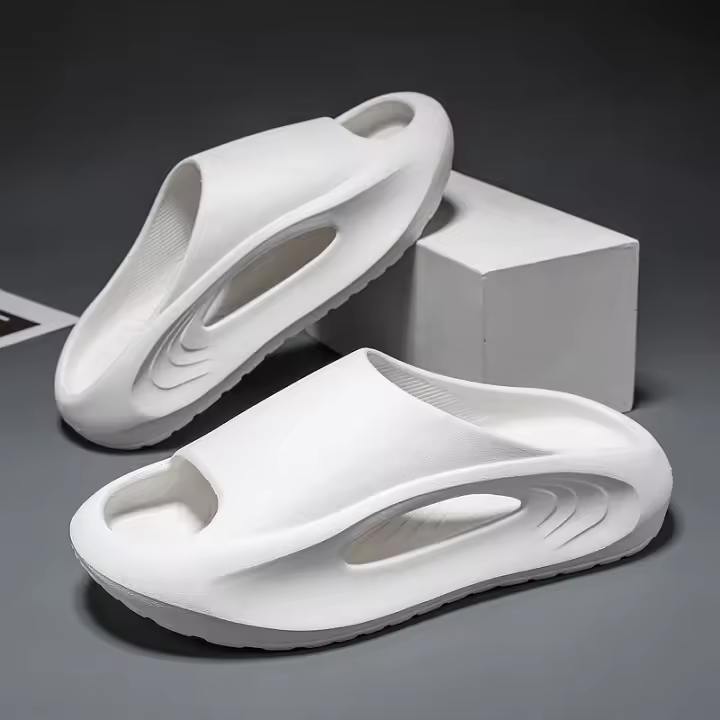 Zapatillas de coco paso en la sensación de mierda deportes al aire libre fondo grueso hombres usan zapatillas geniales zapatillas de playa eva. - 1