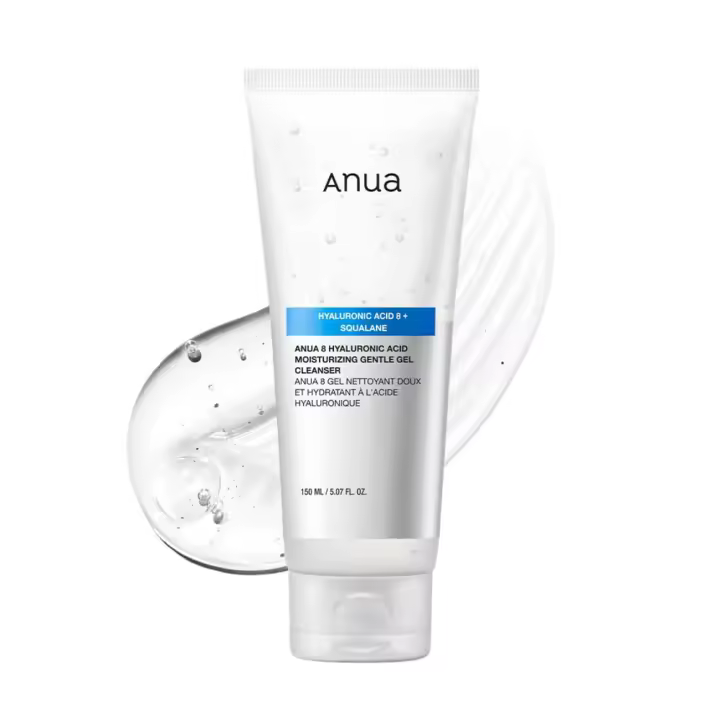 ANUA gel suave de ácido hialurónico, escualano, ceramida, equilibrio de pH de espuma, limpiador facial hidratante diario, cuidado de la piel coreano - 1