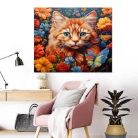 RUOPOTY-pintura acrílica por números para decoración del hogar, pintura Digital sin marco, por números, animales en lienzo - details 1