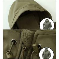 Chaqueta de Vellón Suave de Invierno-Otoño para Hombres A Prueba de Viento, Ligera, Ideal para Acampar, Senderismo, Escalada, Caza, Pesca - details 19