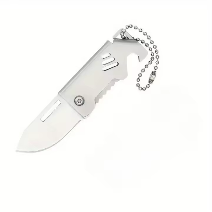 Cuchillo Plegable Portátil de Acero Inoxidable D2 Deporte y Exteriores Cuchillo de Cañón de Acero - 1