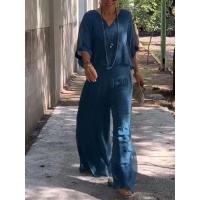 Traje caliente de la gasa del color sólido de la venta de la moda de las mujeres del verano para las mujeres - details 7