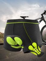 Shorts de Ciclismo Transpirables y de Secado Rápido para Hombres con Acolchado de Silicona, Tela Antidesgarro y Absorbente de Humedad para Deportes al Aire Libre, Senderismo y Entrenamiento - , Shorts de Ciclista - details 2