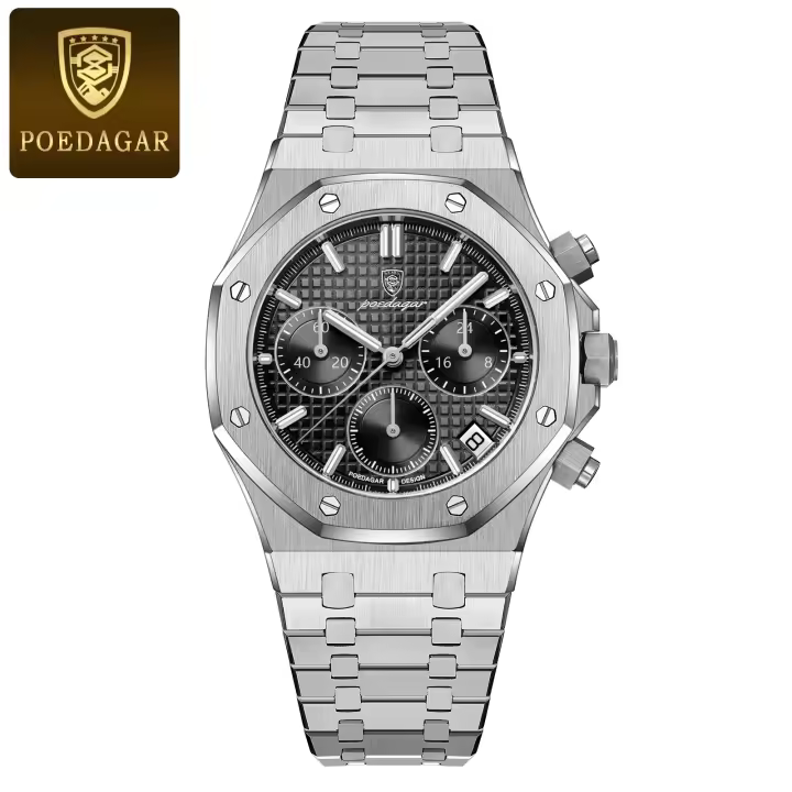 Reloj multifuncional de cuarzo para hombres Reloj de moda - 1