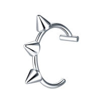 Anillo de Nariz de Acero Inoxidable Estilo Pendiente de Septum para Mujeres - details 6