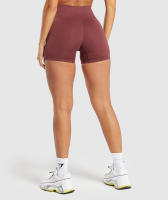 Pantalones cortos sin costuras para mujer, ropa de medio pantalón suave para Fitness, Yoga, gimnasio, correr y bicicleta, novedad - details 12