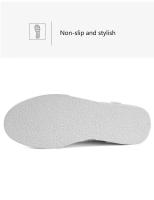 Zapatos Blancos para Hombre Par Informal de Monopatín Cómodos Moda en Talla Grande 39-47 - details 8
