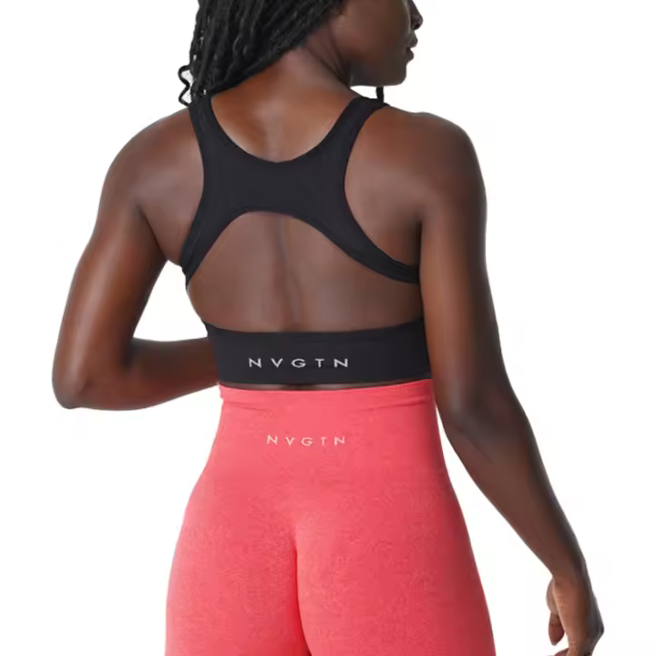 NVGTN-Sujetador sin costuras Eclipse para mujer, Top de licra, elástico, transpirable, mejora el pecho, ropa interior deportiva de ocio - 1