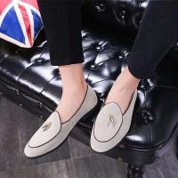 2021 China Compras en línea Moda Marca italiana Zapatos de cuero casuales de lujo para hombres - details 1