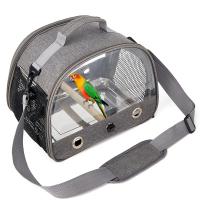 Bolsa de transporte para loros, mochila con percha para pájaros, jaula portátil con ventana lateral, plegable, jaula de viaje para mascotas pequeñas - details 0