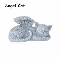 Estatua de Resina de Dios Angel Escultura de Perro y Gato para Jardín Tomba de Cachorro - details 5