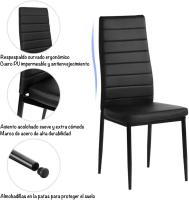 Paquete de Sillas de Comedor Tapizadas - para Cocina - details 21