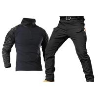 Uniformes tácticos IL uniforme de caza conjunto de camisa táctica camuflaje Airsoft ropa senderismo traje táctico Multicam negro - details 0