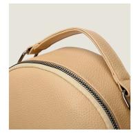 Mochila Mini OKKID Compacta Bolsa de Viaje en Cuero Azul y Amarillo Bolsa de Hombro para Mujeres - details 15