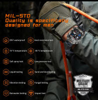 Reloj Inteligente Militar Resistente Duradero IP68 Impermeable 2,0' HD Pantalla Bluetooth para Android Ios Xiaomi - details 2
