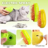 Cepillo De Baño Para Gatos Eléctrico Con Agua Suave De Silicona Adecuado Para Crías Y Mascotas Cepillo De Pelaje Y Desplomado Para Gatos - details 1
