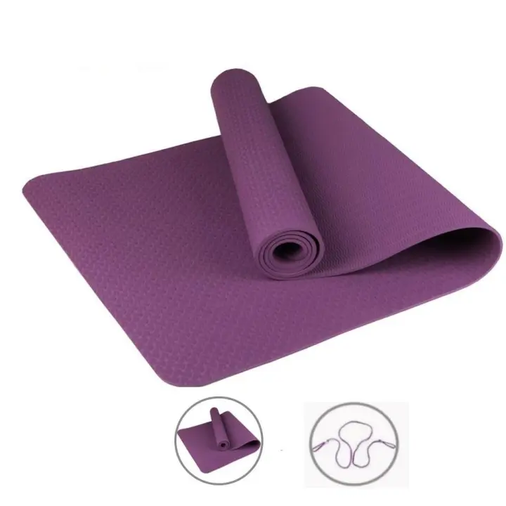 Esterilla Yoga TPE 183x61x6mm Doble Cara Antideslizante - 1