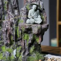 Estatuilla de piedras de arena de ajedrez en miniatura, adorno de Acuario, jardín de hadas, bonsái, Rockery, paisaje nórdico, decoración de habitación - details 6