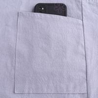 Delantal de cocina de algodón práctico, delantal de cocina para el hogar holgado resistente a la suciedad con bolsillo, correas cruzadas, ropa de trabajo coreana, cocina casera - details 3