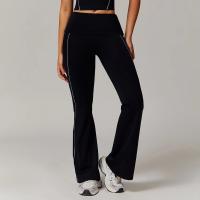 Pantalones deportivos acampanados de cintura alta para mujer, ropa de gimnasio, ropa deportiva, pantalones de yoga para fitness - details 0