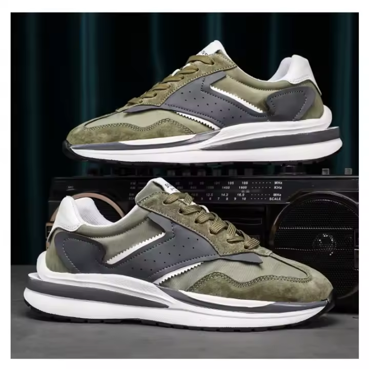 Atos deportivos antideslizantes para hombre, raqueta de tenis informal de lujo para exteriores, zapatos transpirables de alta calidad - 1