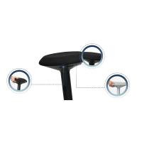 Taburete Silla Escritorio - Silla Oficina Ergonómica con Altura Regulable de 55 a 80 cm - Taburete Silla Ergonómica con Efecto Columpio Revestido con Tela Repelente al Agua, Negro Mate - details 1