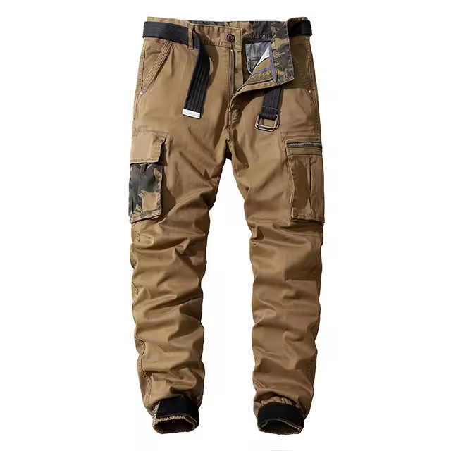 Pantalones de hombre Pantalones cargo de algodón casual - 1