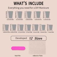 Uñas de pico de pato rosa con lazo para mujeres, uñas suaves e inofensivas, amantes de la manicura y bloggers de belleza - details 7