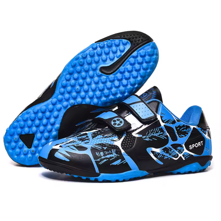 Zapatos de Fútbol de Cuero para Niños Suela de Goma Natural Ideal para Entrenamiento al Aire Libre - 1