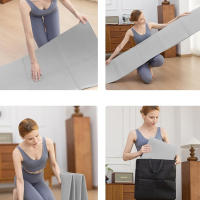 Manta De Yoga Plegable Ecológica TPE Para Viajes Fitness Doble Cara Antideslizante Para Pilates Y Ejercicios Entrega Saco De Compras - details 4