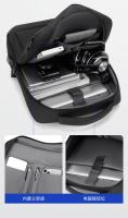 Mochila antirrobo para ordenador portátil para hombre, morral escolar impermeable con carga USB, bolsa de viaje de negocios, nuevo diseño, 2023 - details 9