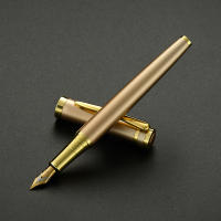 Pluma de caligrafía de metal de lujo, puntas de tinta estacionarias para oficina y escuela, pluma estilográfica de 0,38 mm, 0,5 mm, 1,0 mm, logotipo personalizado, regalo con nombre - details 11