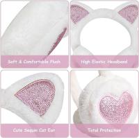 Orejeras para mujeres y niñas, accesorios de invierno, suaves y esponjosas, ajustables, para adultos, para exteriores, térmicas - details 1