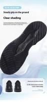 Deportes de moda para hombres grandes con parte superior de malla transpirable, suela ligera de EVA, zapatos de estilo para caminar en primavera y verano - details 10