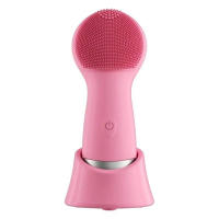 Cepillo de limpieza eléctrica 3D de silicona, 7 niveles, resistente al agua, removedor de maquillaje y espinillas, limpieza de poros, cuidado de la piel Facial, carga USB - details 0