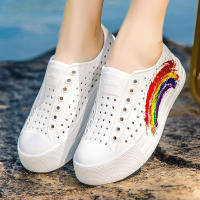 Sandalias de Playa para Mujeres en Verano Suela Gruesa, Antideslizante, Impermeable con Estampado - details 29