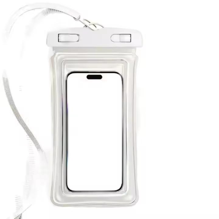 Bolsa de aire húmeda, funda impermeable para teléfono, bolsa Universal transparente para teléfono móvil, bolsa protectora para teléfono táctil de PVC bajo el agua - 1