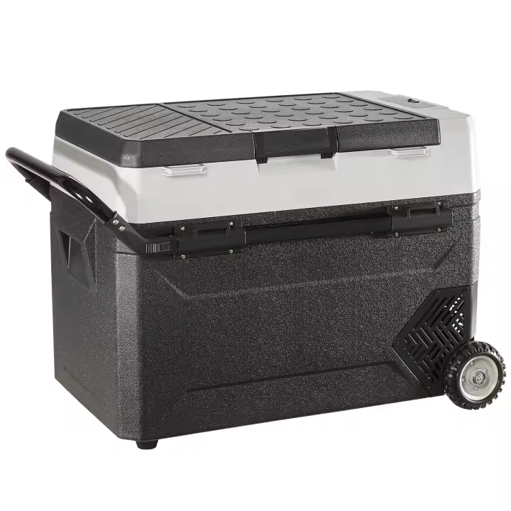 SucceBuy Refrigerador Congelador Portátil para Automóvil - Zona Dual de 40 Cuartos, Ideal para Uso en Automóvil y en el Hogar, Mantiene las Alimentos y Bebidas Frescas - 1